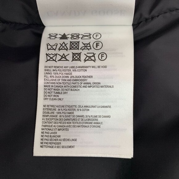 Canada Goose Arctic Program Navy Blue Down Puffer Vest Size S New With Tags - Picture 3 of 8